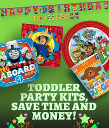 Ready to Order Toddler Party Packs & Kits | Party Save Smile